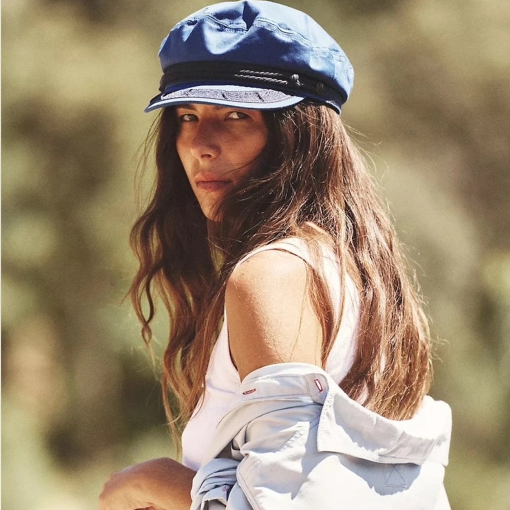 FREE PEOPLE Mossant Yacht Club Marine Hat NEW